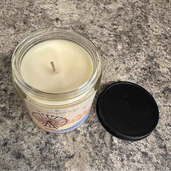 NEW Bath & Body Works SUMMER BOARDWALK Single Wick Candle 7 oz Jar - Picture 3 of 4